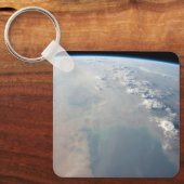 ペルシア湾の熱帯の青い海。2 キーホルダー (正面)