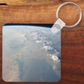 ペルシア湾の熱帯の青い海。2 キーホルダー (裏面)