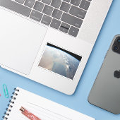 ペルシア湾の熱帯の青い海。2 シール (ノートパソコンとiPhone)