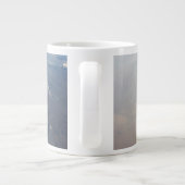 ペルシア湾の熱帯の青い海。2 ジャンボコーヒーマグカップ (裏面)