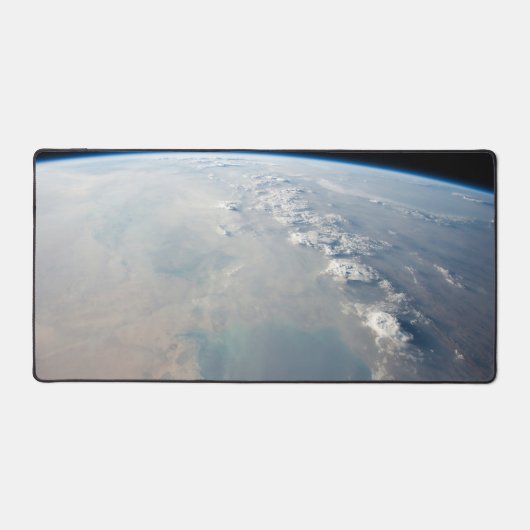 ペルシア湾の熱帯の青い海。2 デスクマット (正面)