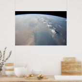 ペルシア湾の熱帯の青い海。2 ポスター (キッチン)