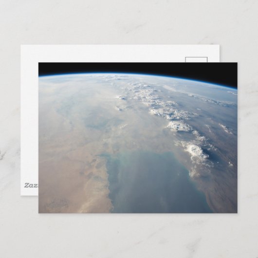 ペルシア湾の熱帯の青い海。2 ポストカード (正面/裏面)