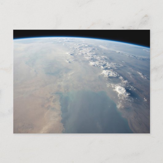 ペルシア湾の熱帯の青い海。2 ポストカード (正面)