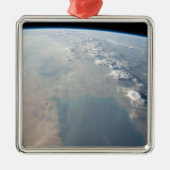 ペルシア湾の熱帯の青い海。2 メタルオーナメント (正面)