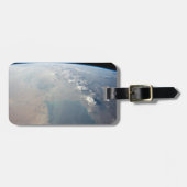 ペルシア湾の熱帯の青い海。2 ラゲッジタグ (正面横)