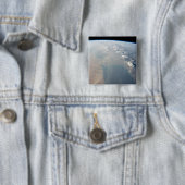 ペルシア湾の熱帯の青い海。2 缶バッジ (インサイチュ)