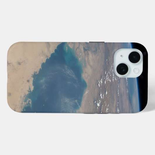 ペルシア湾の熱帯の青い海。 Case-Mate iPhoneケース (裏面 (横))