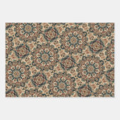 ペルシア素晴らしアフガンカーペットボホモチーフラマダンのプレゼント ラッピングペーパーシート (正面3)