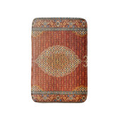 ペルシア赤青オレンジ黄 バスマット (正面縦)