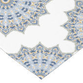 ペルシエレガントアンブルーアラベスク東洋装飾 テーブルクロス (アングル)