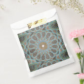 ペルシエレガントアンブルーアラベスク東洋装飾 フェイバーバッグ (封をした状態)