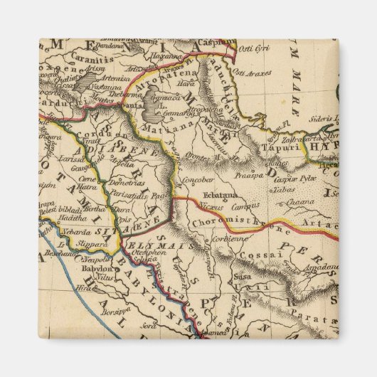 ペルシス，パルシア，アルメニア マグネット (正面)