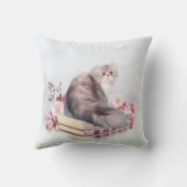 ペルシャおよび本 クッション (裏面)