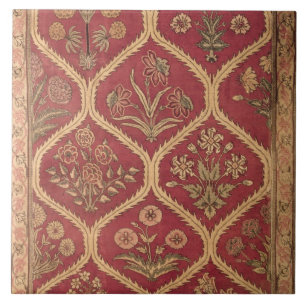 ペルシャかトルコのカーペット、第16または17世紀(ウール タイル