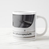 ペルシャがドライヤーで眠らせるのを好むアンディー。 ジャンボコーヒーマグカップ (右)