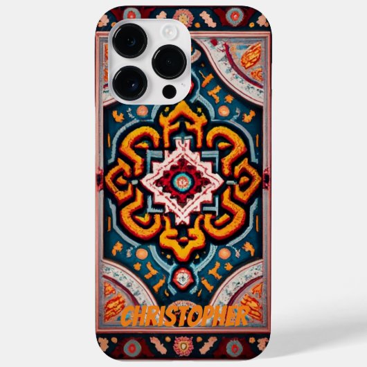 ペルシャじゅうたんオリエンタルラグ Case-Mate iPhoneケース (裏面)