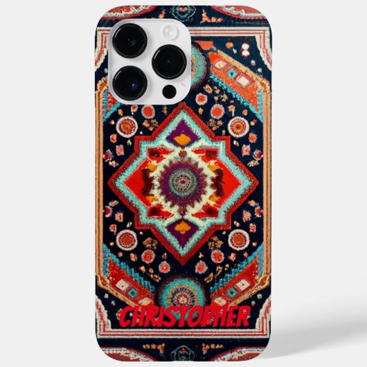 ペルシャじゅうたんオリエンタルラグ Case-Mate iPhoneケース (裏面)