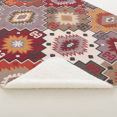 ペルシャじゅうたんオリジナルデザイン、部族的な食感。EA シェルパブランケット (3/4)