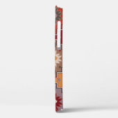 ペルシャじゅうたんオリジナルデザイン、部族的な食感。EA Case-Mate iPhoneケース (裏面 / 左)