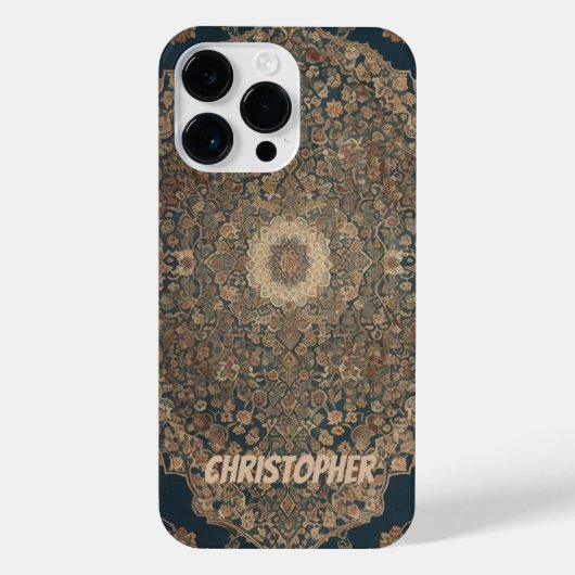 ペルシャじゅうたんカバーの電話ケース iPhoneケース (裏面)