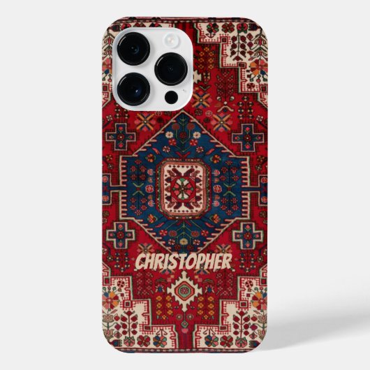 ペルシャじゅうたんカバーの電話ケース iPhoneケース (裏面)