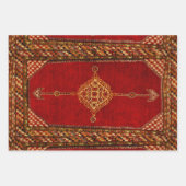 ペルシャじゅうたん模様 ラッピングペーパーシート (正面2)