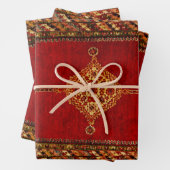 ペルシャじゅうたん模様 ラッピングペーパーシート (インサイチュ)