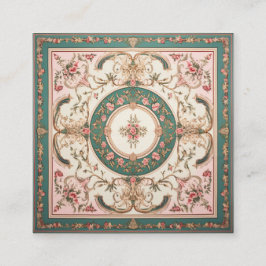 ペルシャじゅうたん清掃 スクエア名刺