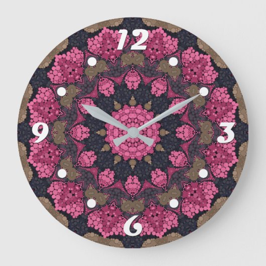 ペルシャじゅうたん ラージ壁時計 (正面)