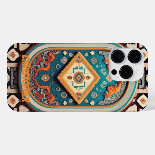 ペルシャじゅうたん iPhoneケース (裏面横)