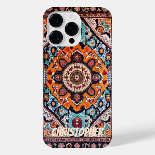 ペルシャじゅうたん iPhoneケース (裏面)