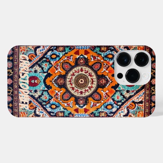 ペルシャじゅうたん iPhoneケース (裏面横)