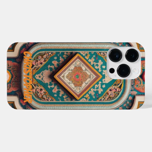 ペルシャじゅうたん iPhoneケース (裏面横)