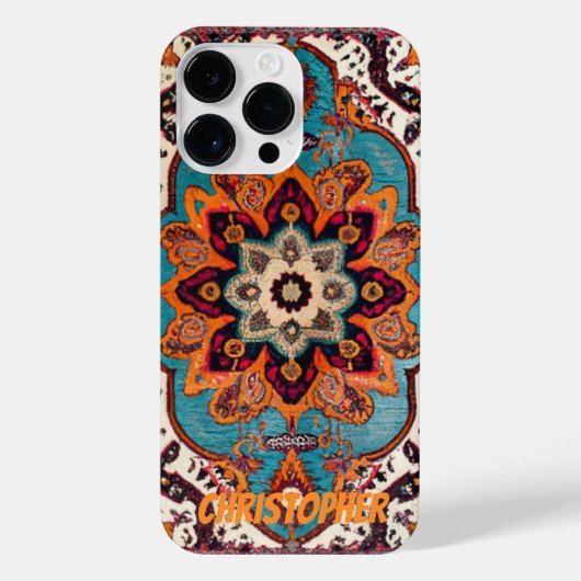 ペルシャじゅうたん iPhoneケース (裏面)