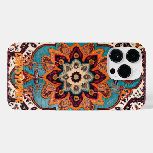 ペルシャじゅうたん iPhoneケース (裏面横)