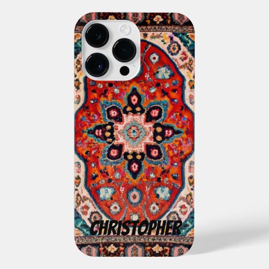 ペルシャじゅうたん iPhoneケース (裏面)