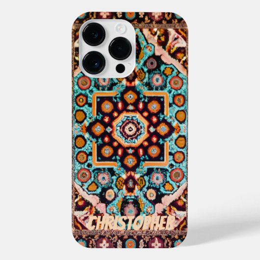 ペルシャじゅうたん iPhoneケース (裏面)