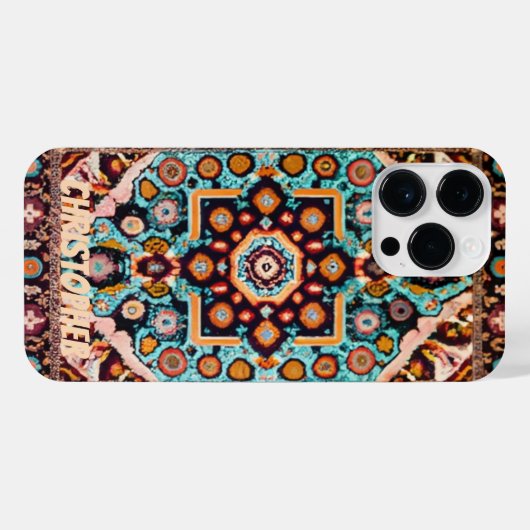 ペルシャじゅうたん iPhoneケース (裏面横)