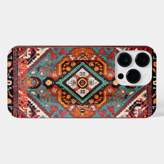 ペルシャじゅうたん iPhoneケース (裏面横)