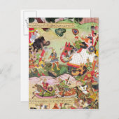 ペルシャとトゥランの力の戦い ポストカード (正面/裏面)