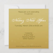 ペルシャのおめでとう新年のノルズの魚 招待状 (裏面)