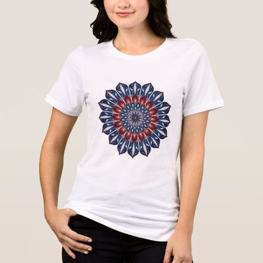 ペルシャのエナメルアート (ミナカリ) Tシャツ (正面)