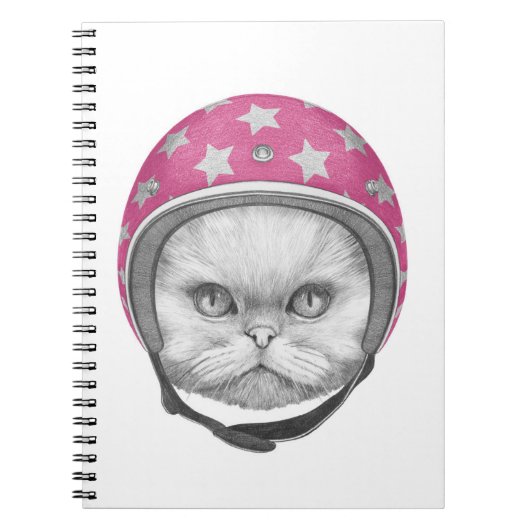 ペルシャのオートバイのライダー ノートブック (正面)