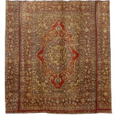 ペルシャのカーペットの外観 – Tabris シャワーカーテン (正面)