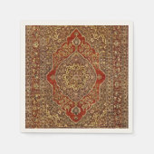 ペルシャのカーペットの外観 – Tabris スタンダードカクテルナプキン (正面)