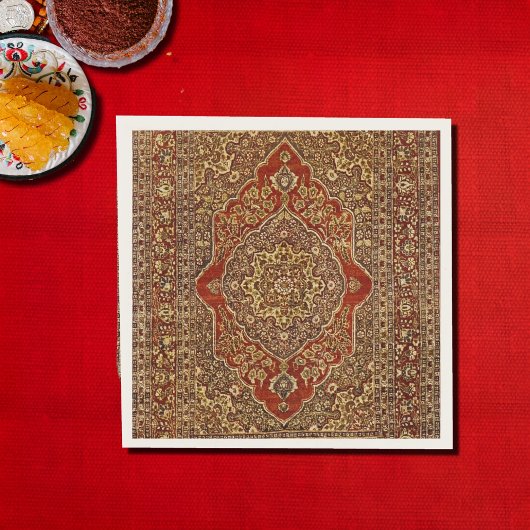 ペルシャのカーペットの外観 – Tabris スタンダードカクテルナプキン