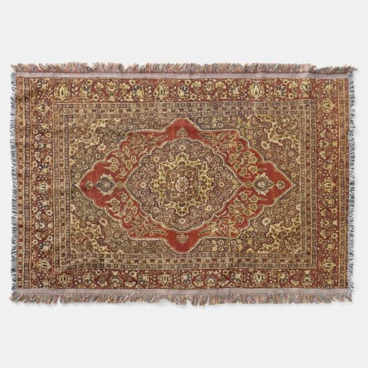 ペルシャのカーペットの外観 – Tabris スローブランケット (正面)