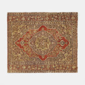 ペルシャのカーペットの外観 – Tabris フリースブランケット (正面(横))