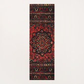 ペルシャのカーペットはバラ色の畑に見える  ヨガマット (裏面)